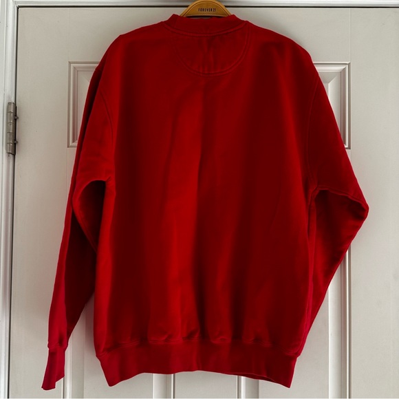 Vintage 90s Red Wings NHL Crewneck Sweatshirt Detroit Hockey Red Black Sports - Picture 12 of 12